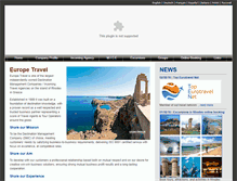 Tablet Screenshot of europetravel.gr