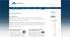 Desktop Screenshot of europetravel.net